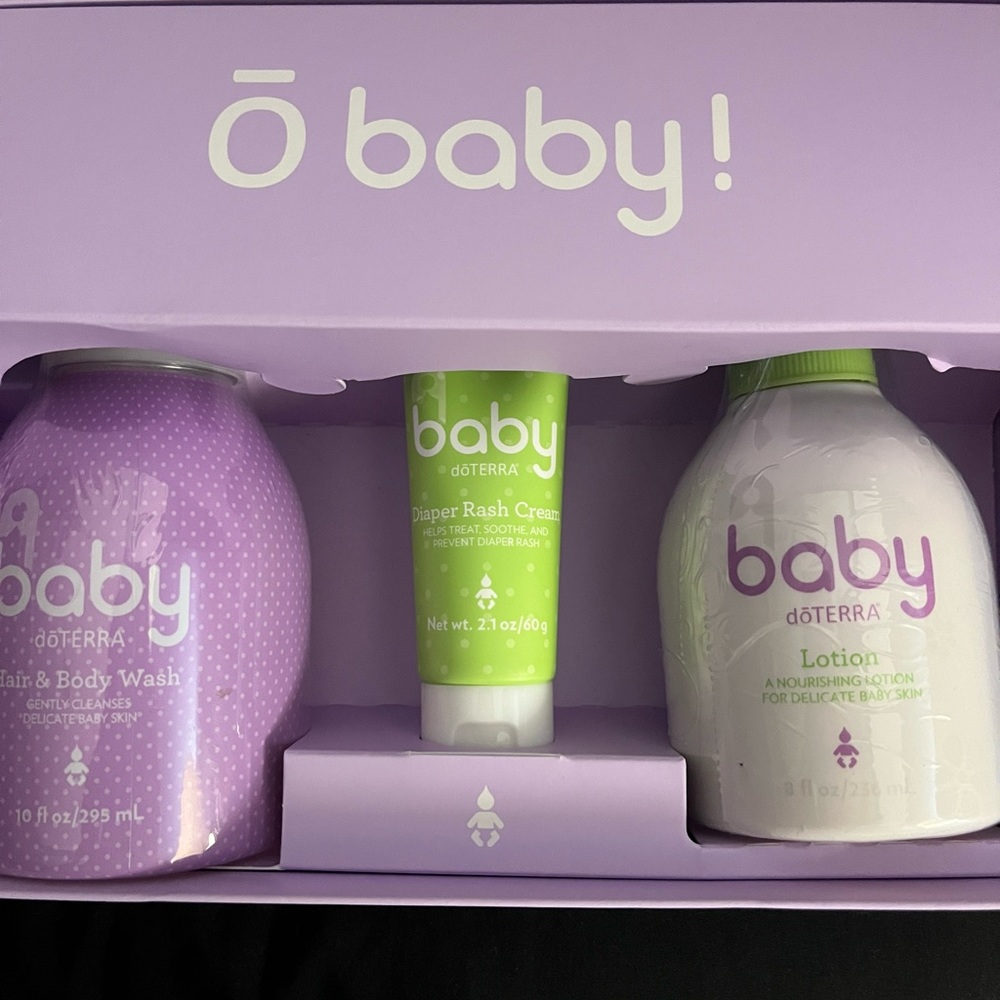 Baby wash and lotion +diaper rash cream